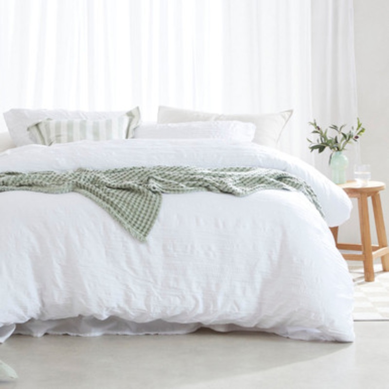 Greta White Quilt Cover Set [ESSBGRETA18C]