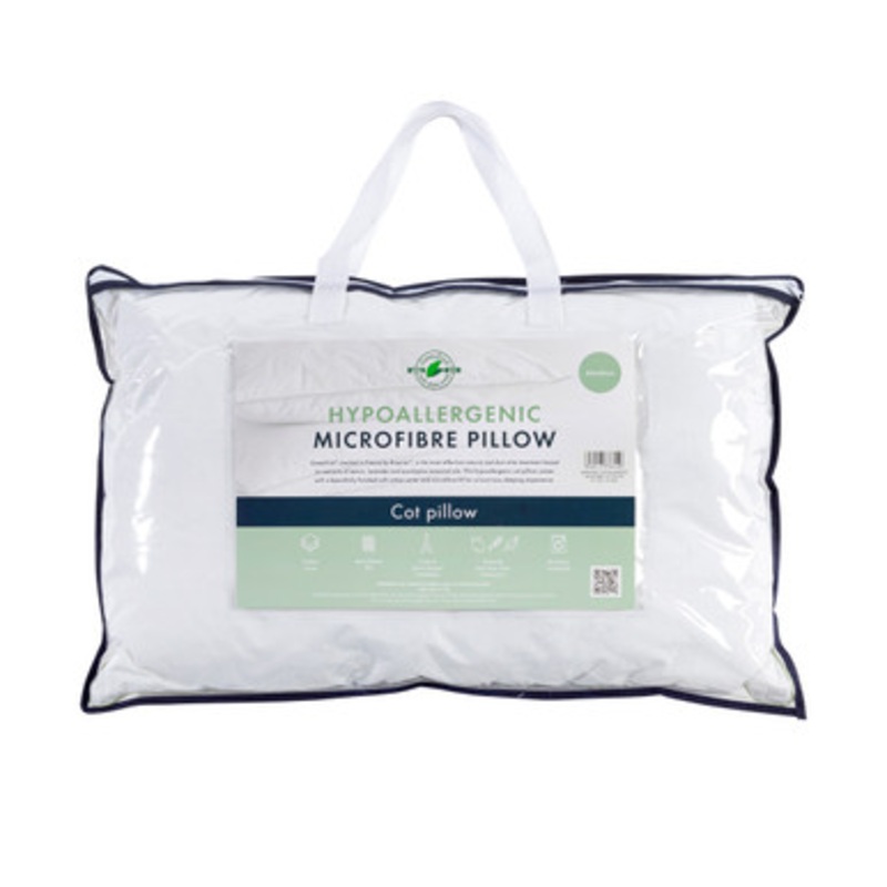 Hypoallergenic Microfibre Cot Pillow [GREBFIRST12_PILB]