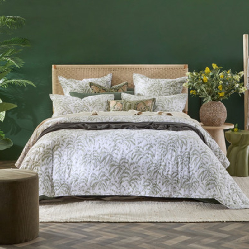 Ikat Palms Coverlet Set [HABBIKATPC24]