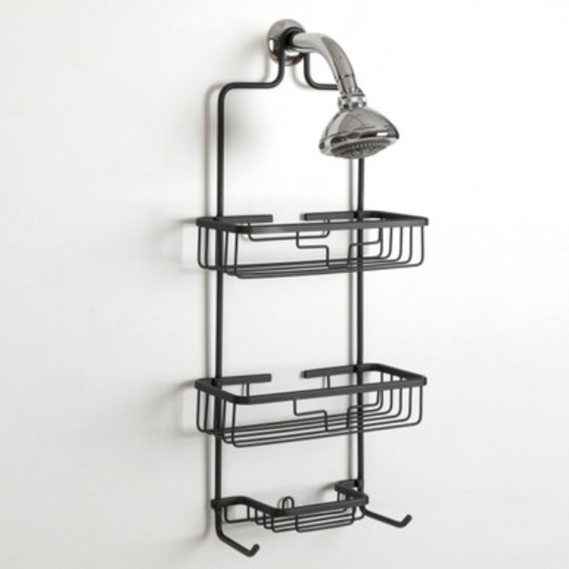 Riley Black Shower Caddy [HABBRILEA22B]
