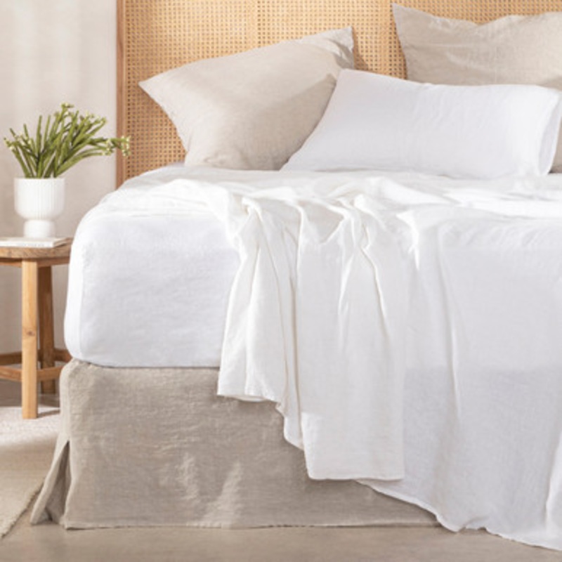 Washed Linen Stone Valance [MUSBLINEN20_VALNAT]