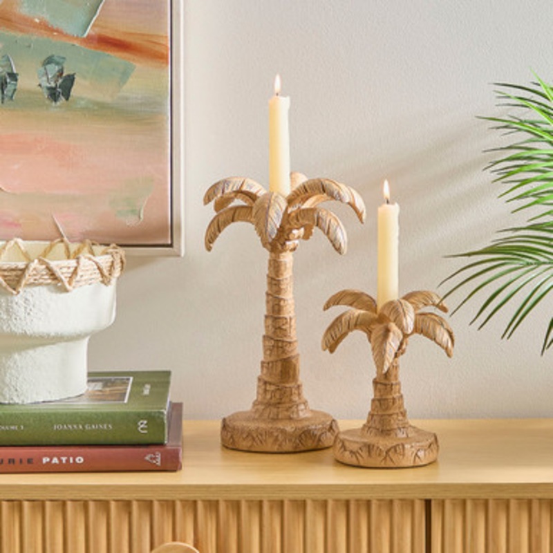Date Palm Candle Holder [MUSHDPCHW25]
