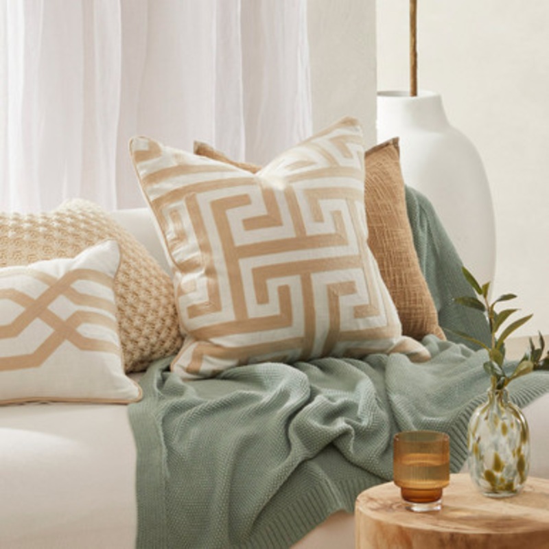 Monaco Embroidered Cushion [MUSLMONEC23]