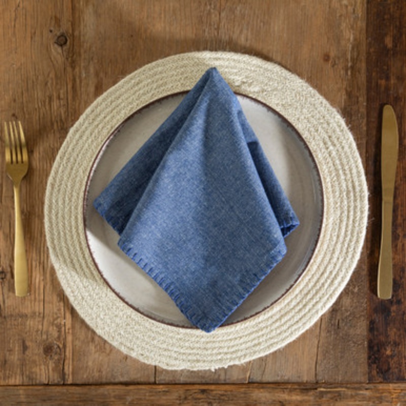 Parker Cotton Blue Napkin [HABLPARKE21DIS]