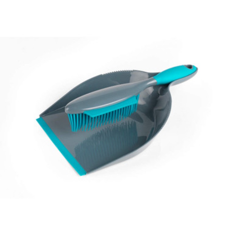 Pet Plus+ Rubber Head Dustpan & Brush Set