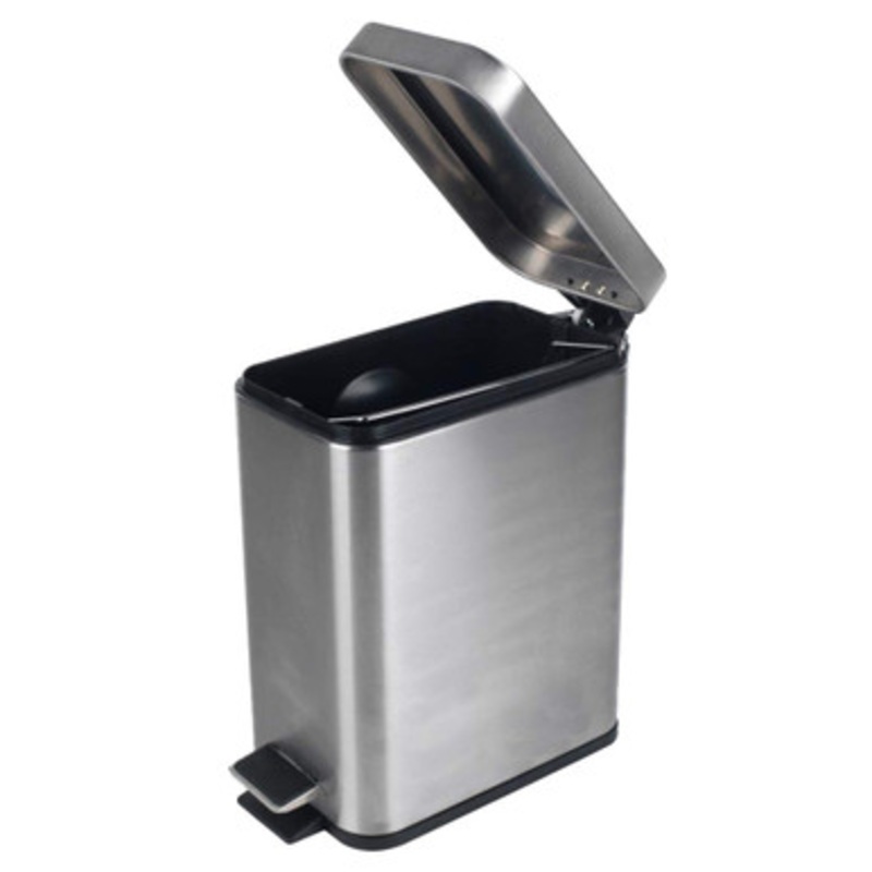 Rectangular Pedal Bin – Stainless Steel