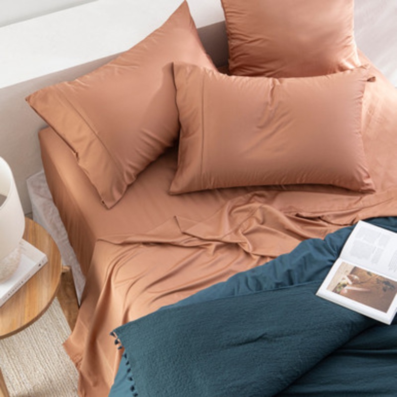 Seasonal 400TC Bamboo Cotton Flat Sheet [HABB400BCFLAA]