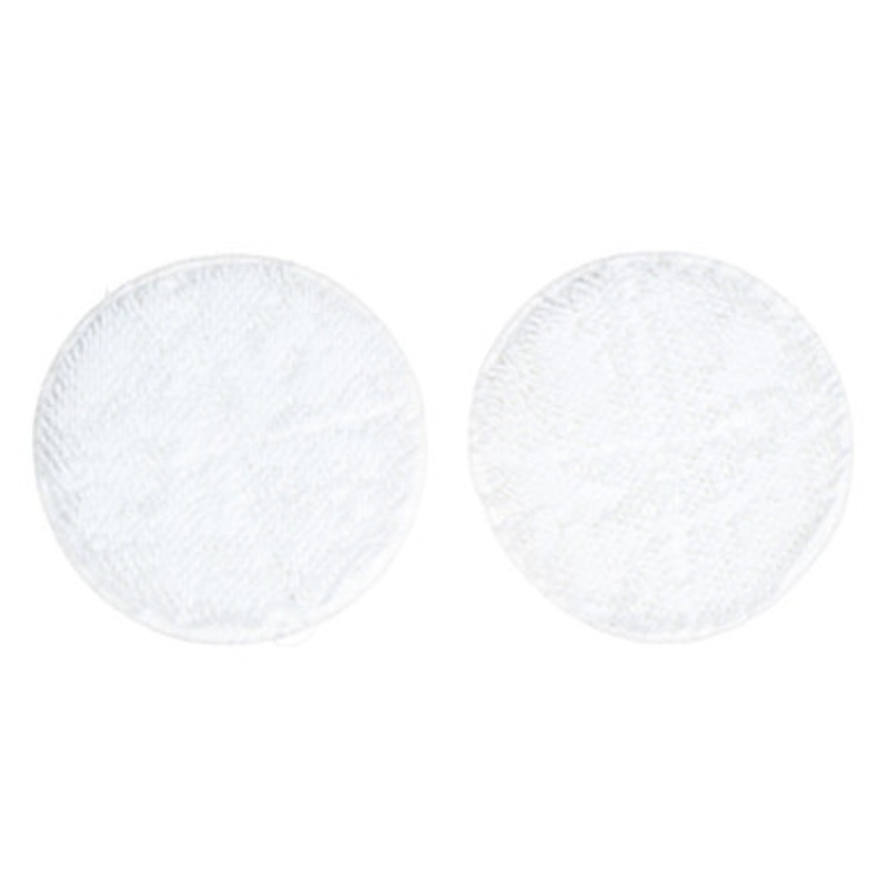 Set of 2 White Polishing Pads for Beldray BEL01047 Spinmax Cordless Floor Cleaner