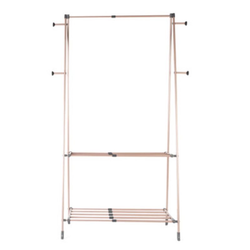 Stand up Extendable Clothes Airer, Rose Gold Edition