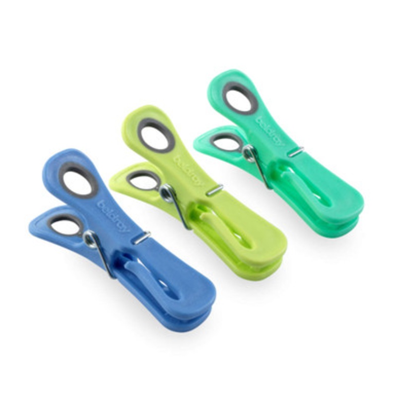 24 Dual-Grip Pegs  Green/Blue