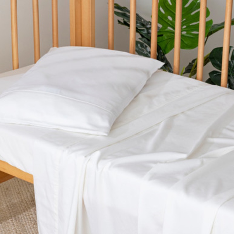 400 Thread Count Bamboo Cotton Cot Sheet Set [HABB400TC15_CT]