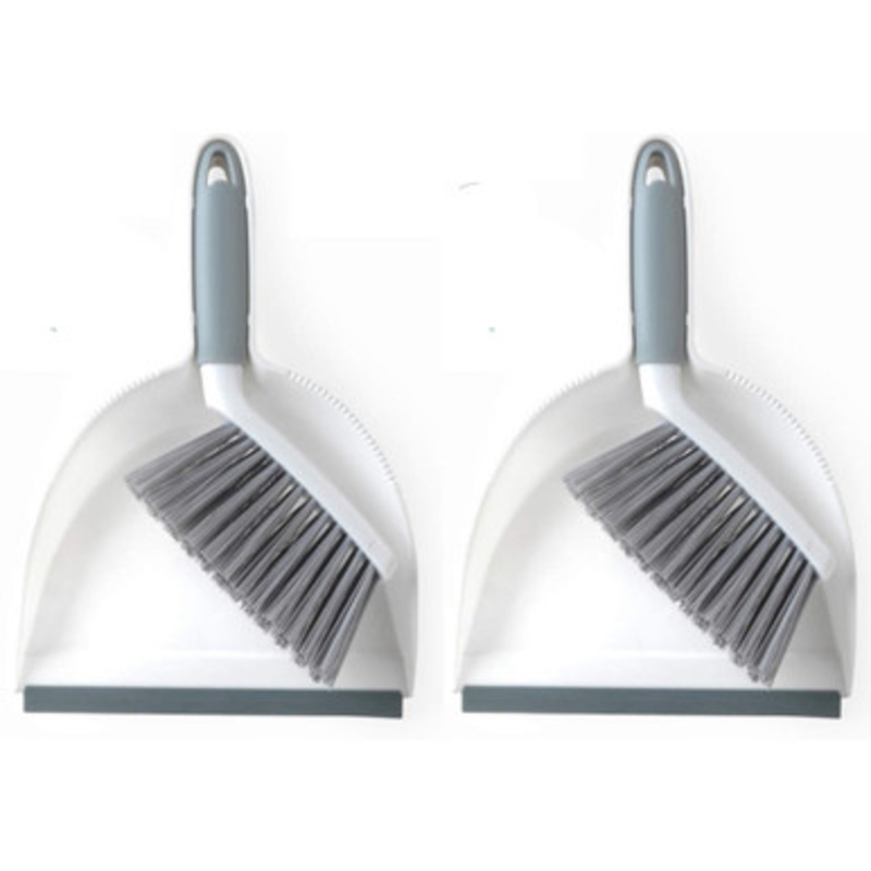 Antibac Dustpan & Brush Set – 2 Pack