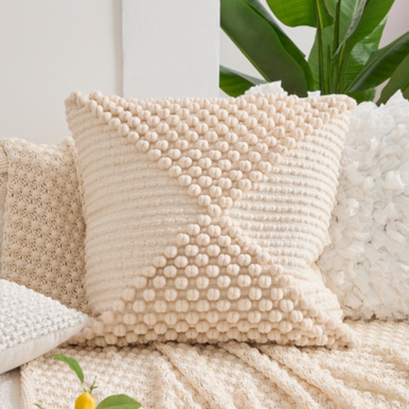 Aura Textured Large Square Cushion [HABLAURAC24_SQ60]