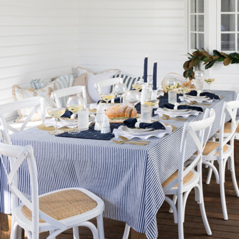 Catania Stripe Cotton Table Cloth [HABLCATAN19TC]