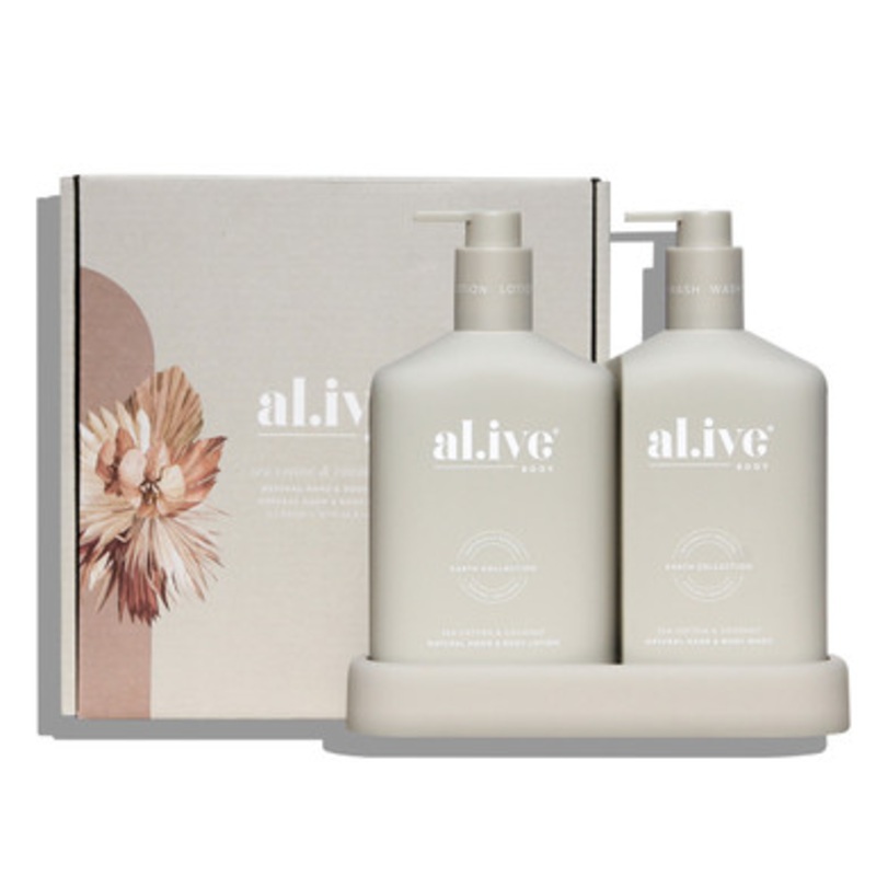 Sea Cotton & Coconut Body Wash & Lotion Duo [ALIBSTONED22]