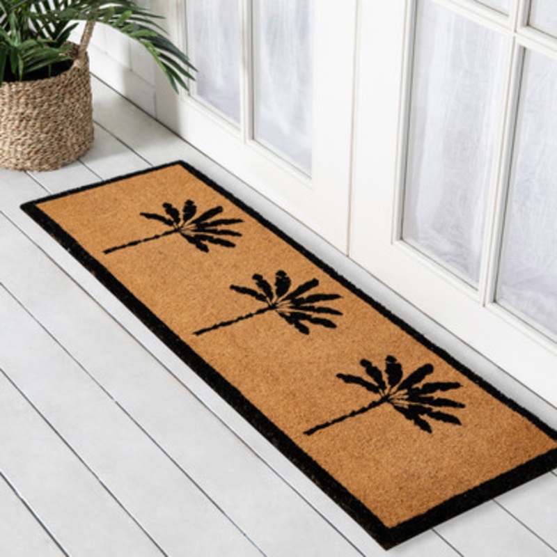 Island Escape Large Black/Natural Doormat [HABLISLAN20_OBLA]