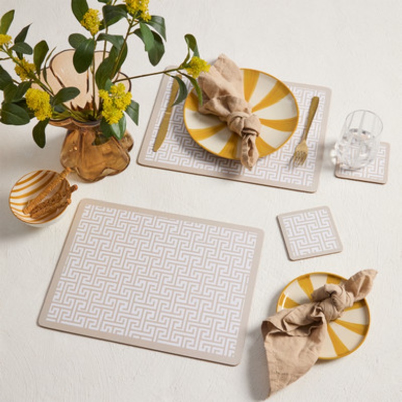 Monaco Geo Cork Placemat 6 Pack [MUSLMONPPS24]