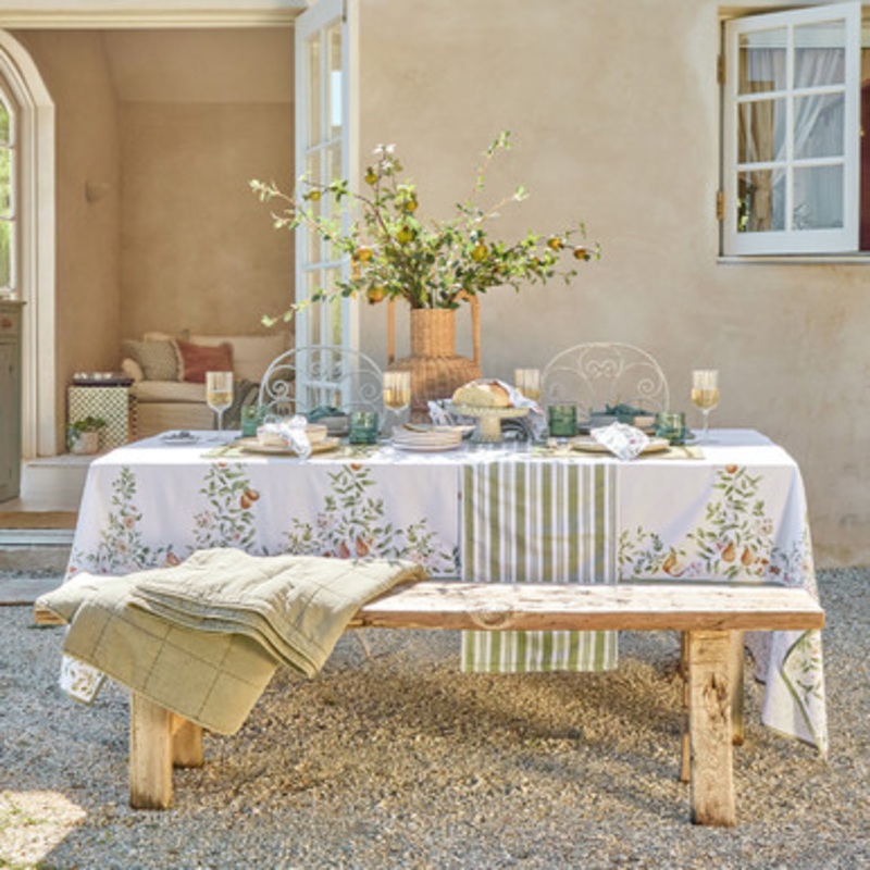 Pear Blossom Table Cloth [HABLPEATCW25]