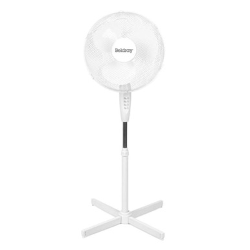 16 Inch Pedestal Stand Fan – White