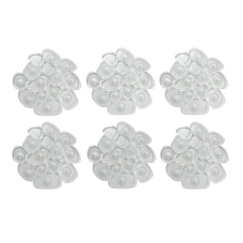 Anti-Bac Pebble Bath Mat Pieces  Set of 6