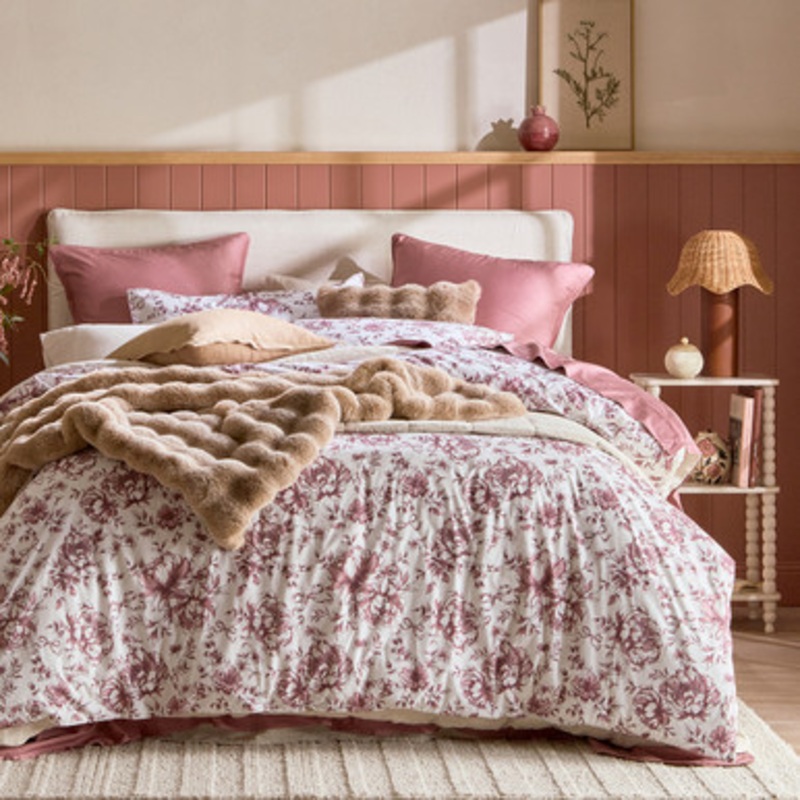 Cressida Floral Quilt Cover Set [HABBCRESSQ25]