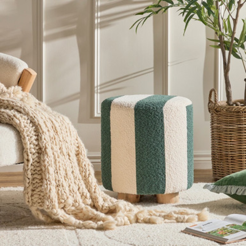Edward Stripe Ottoman [MUSLEDWAO25]