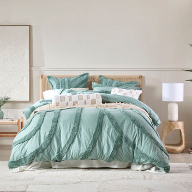 Kirby Tufted Arc Quilt Cover Set [HABBKIRBQC24]