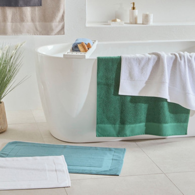 Lotus Towelling Bath Mat [HABALOTUS20BT]