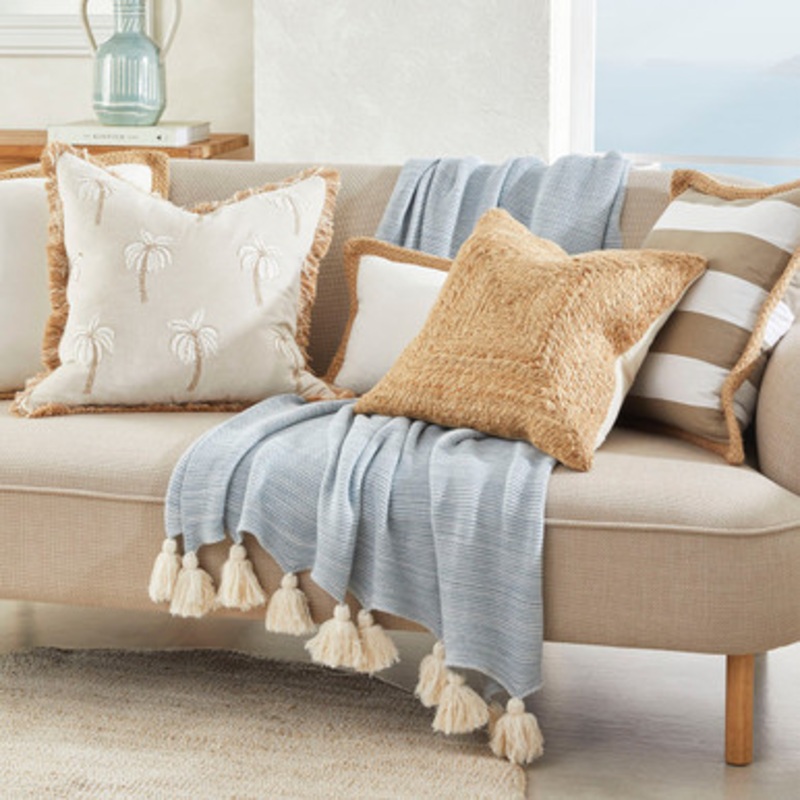Marley Knitted Cotton Throw [MUSLMARLE16]