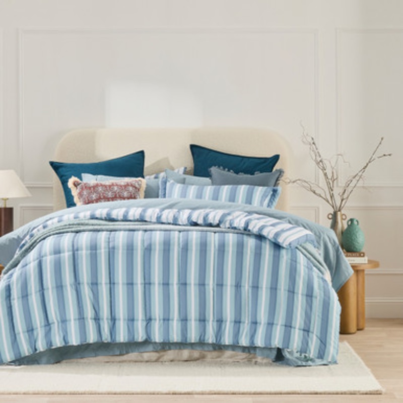 Ocean Stripe Comforter Set [ESSBOCEANS25]