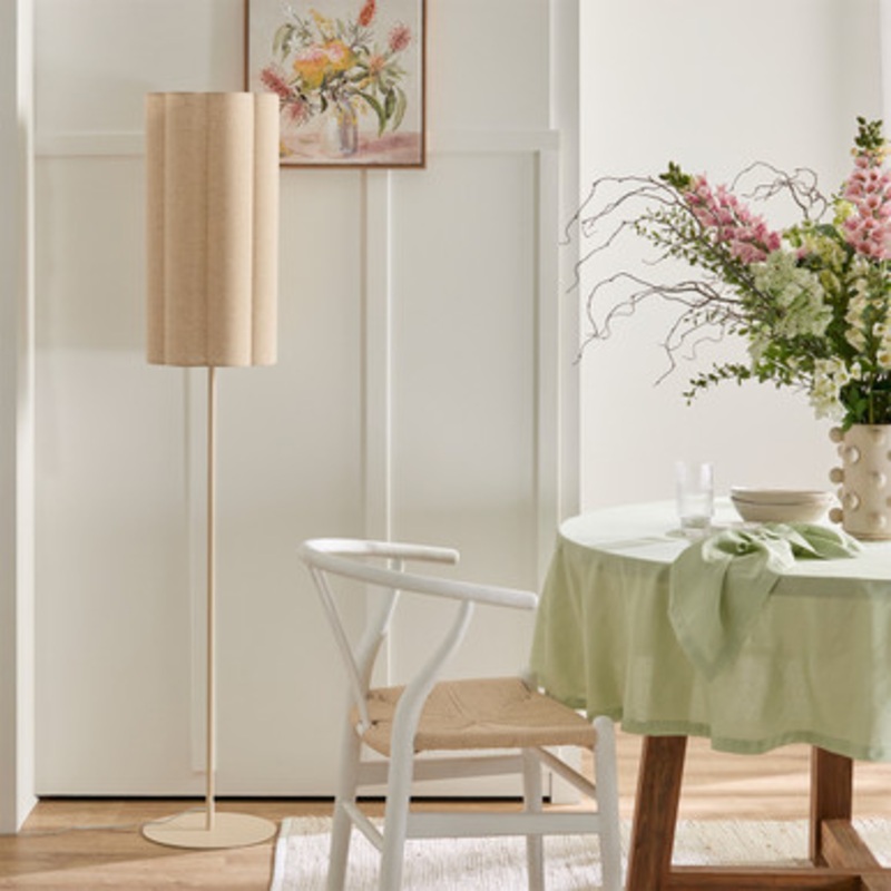 Talstone Linen 165cm Floor Lamp [MUSLTALFL24]