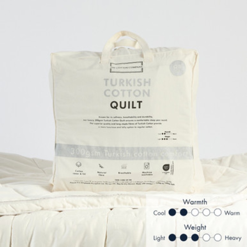300gsm Turkish Cotton Quilt [TCCBTURCQ]