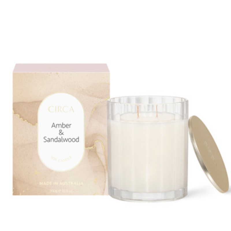 Amber & Sandalwood 350g Candle [CIRBCANDL21]