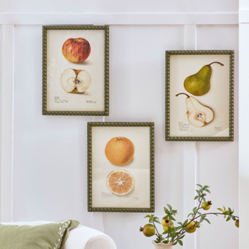 Grandmas Fruit Bowl Framed Printed Wall Art [MUSLGRFWA25]