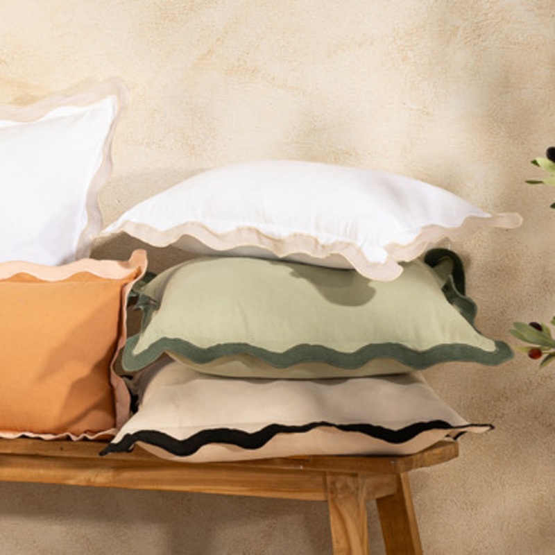 Maya Scalloped Cushion [HABLMAYSC23]