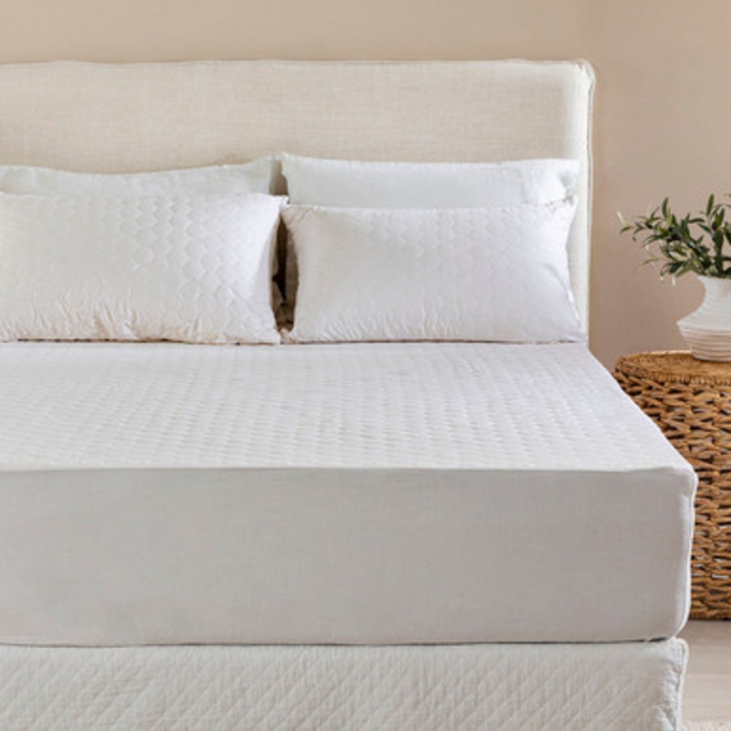 Natural Cotton Mattress Protector [BABBCOTTO11A]