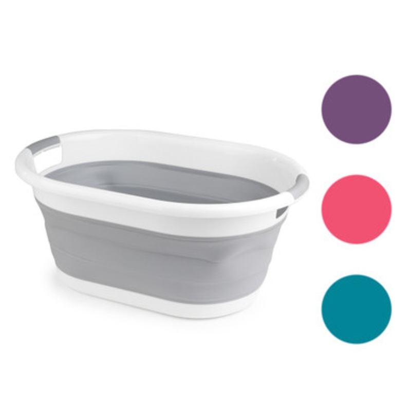 Oval Collapsible Laundry Basket