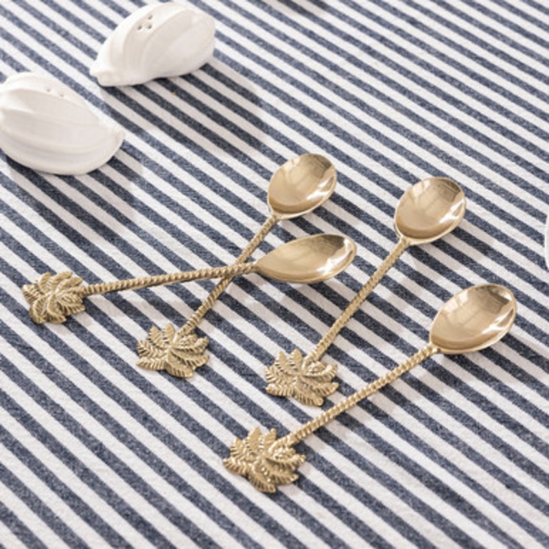 Palm Dessert Spoon Set of 4 [MUSLPALS4S24]