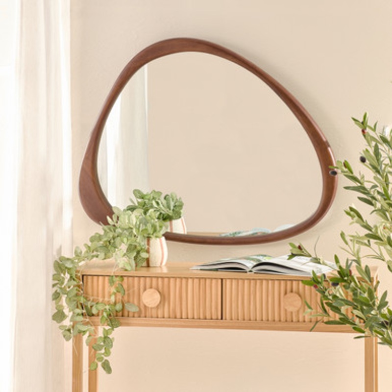 Pebble Dark Brown Mirror [MUSLPEBMI23A]