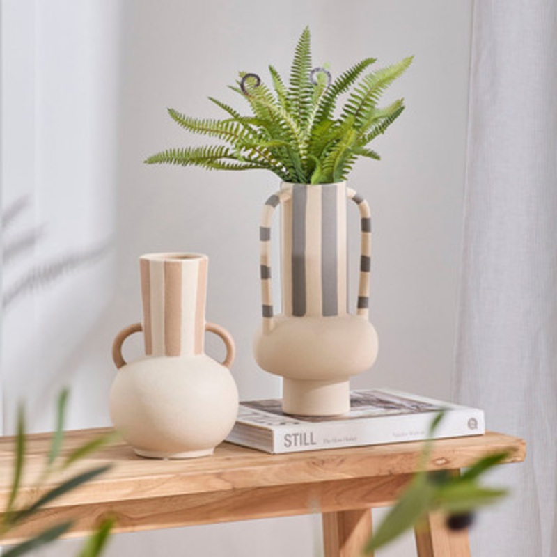 Sandy Stripe Vase [MUSHSANVS24]