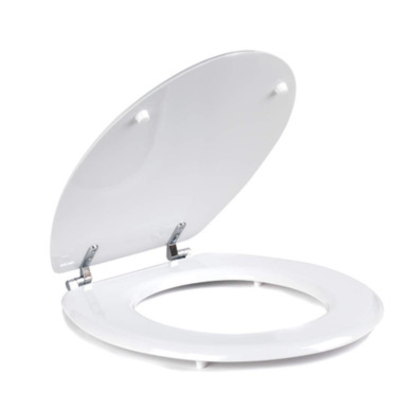 Wooden MDF Toilet Seat – White