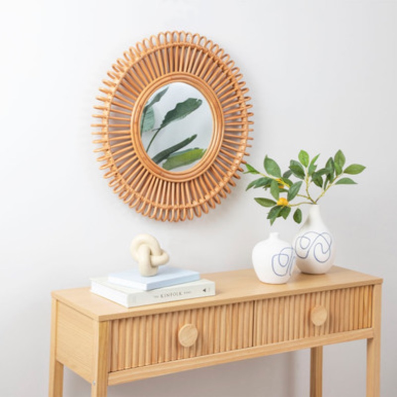 Amilla Rattan Mirror [MUSLAMILM23]