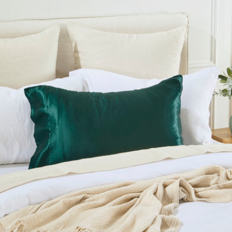 Dark Teal Mulberry Silk Pillowcase [MUSBMULSPC18H]