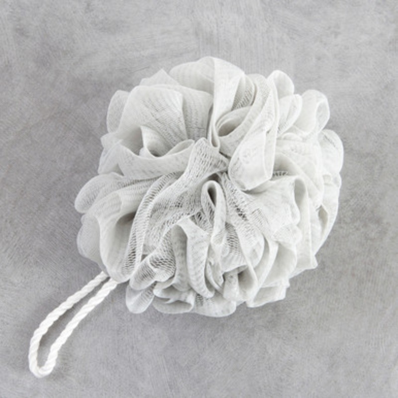 Grey Bath Puff [ESSABATHP19DISB]