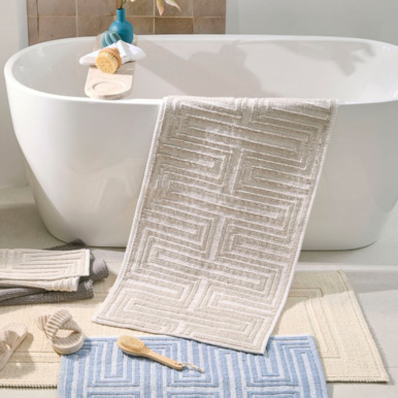 Hayes Check Bath Runner [HABHAYRUNW25]