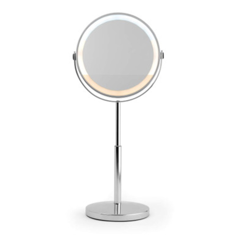 Rechargeable 7 Double Sided Makeup Mirror With Lights