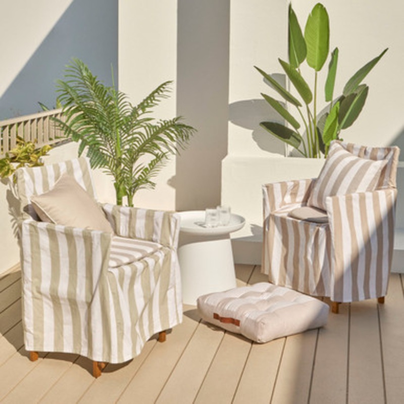 Riviera Wide Stripe Director Chair Cover [HABLRIVIE19D]