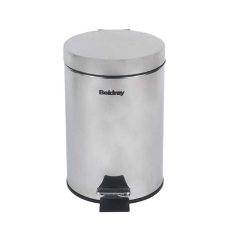 Round Pedal Bin – Stainless Steel