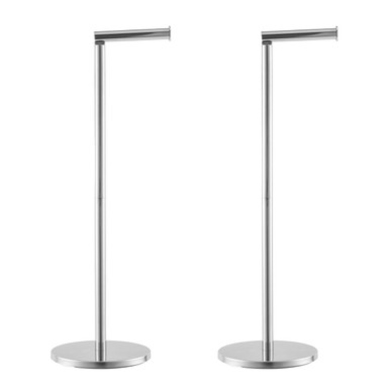 Stainless Steel Toilet Roll Holder – 2 Pack