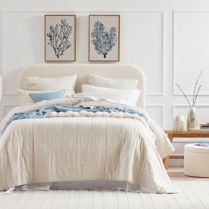 Washed Linen Coverlet Set [MUSBWLCS25]